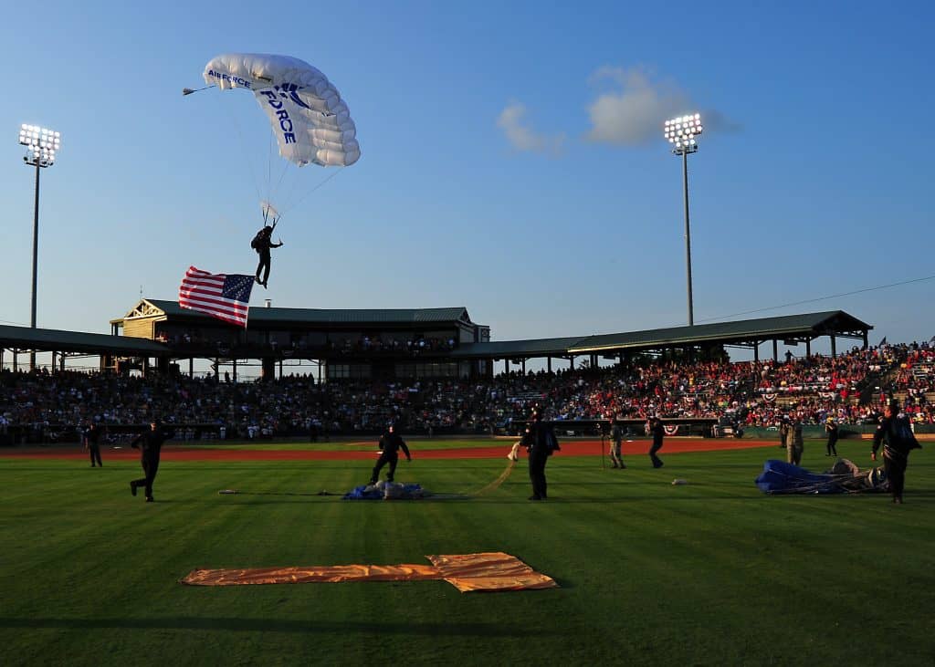 air force baseball flyover｜TikTok Search