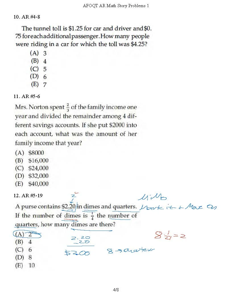Files from AFOQT Tutoring Office Hours