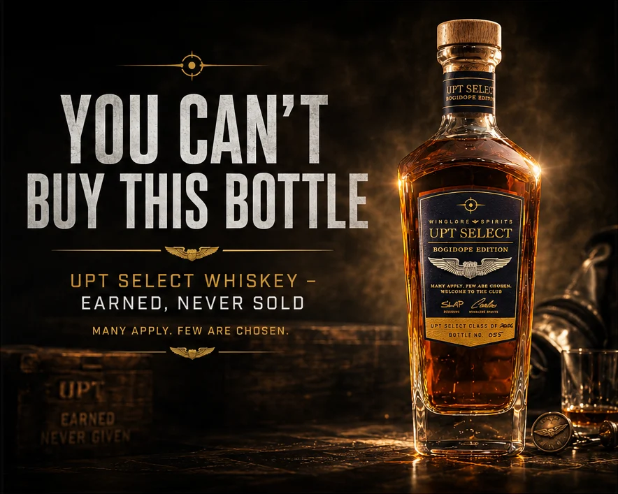 CLAIM YOUR UPT SELECT BOTTLE (our gift to you)